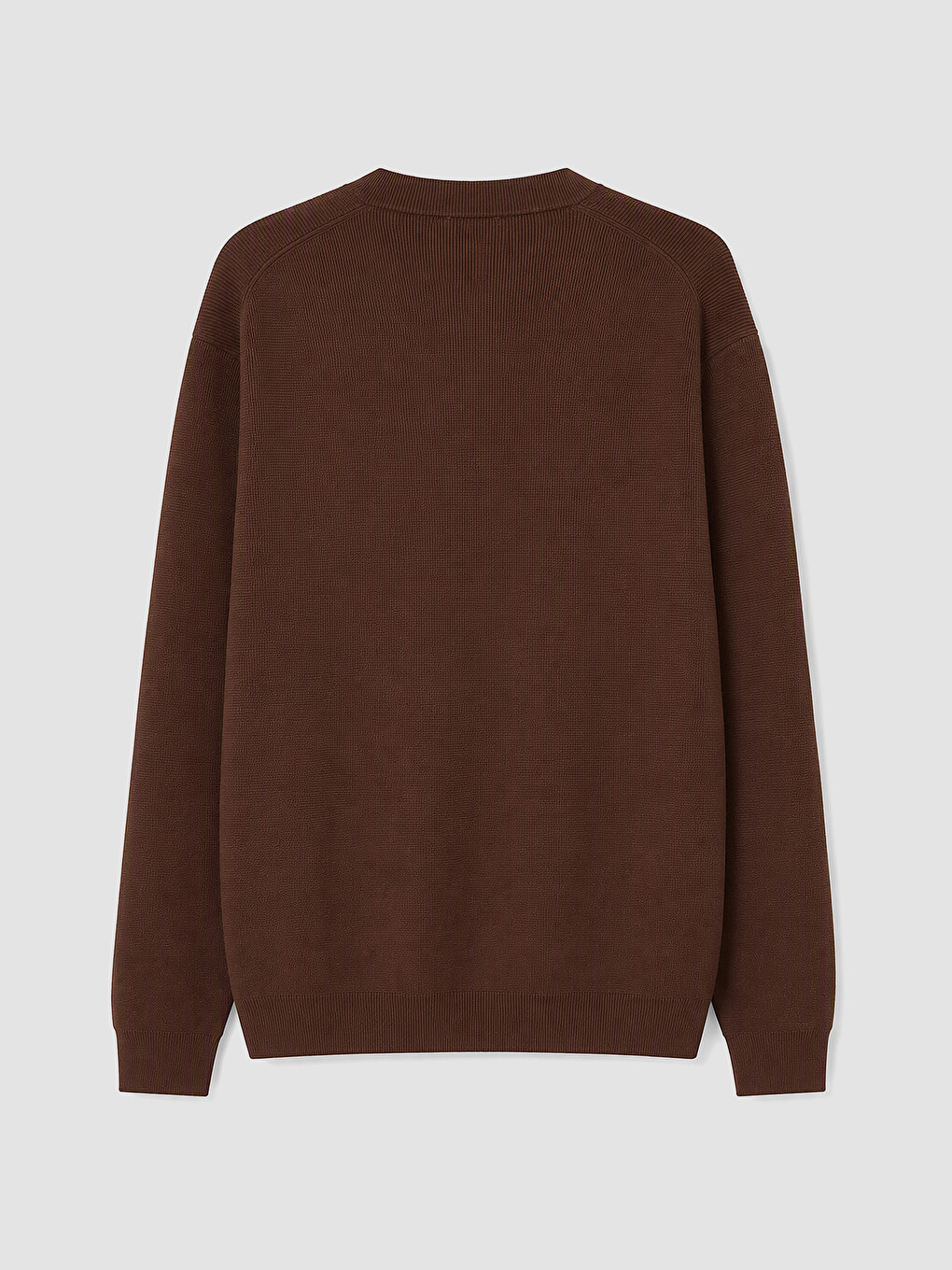 Man Brown Cardigan-1