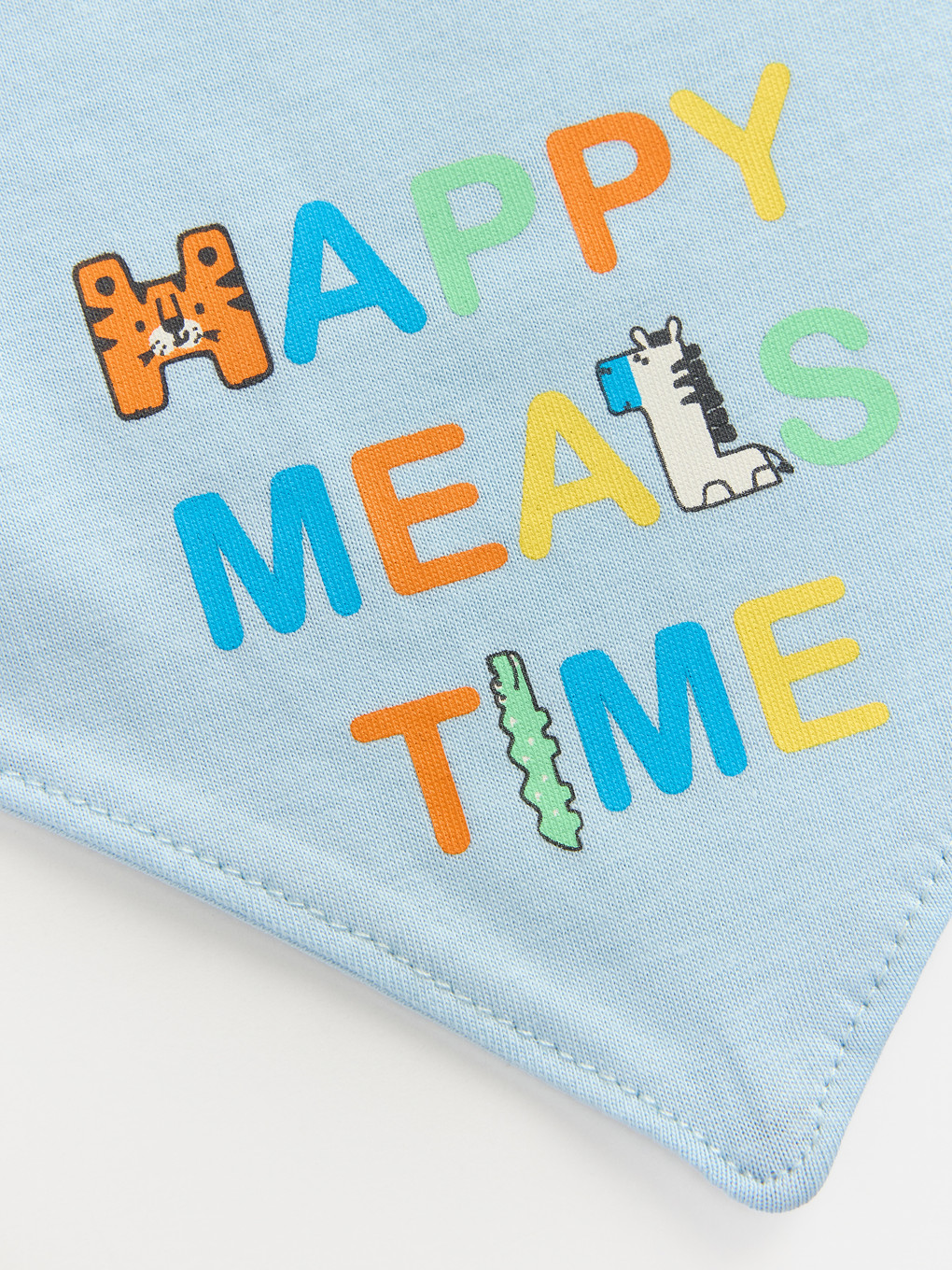 Printed Boys' Baby Bib 2 Pack-3