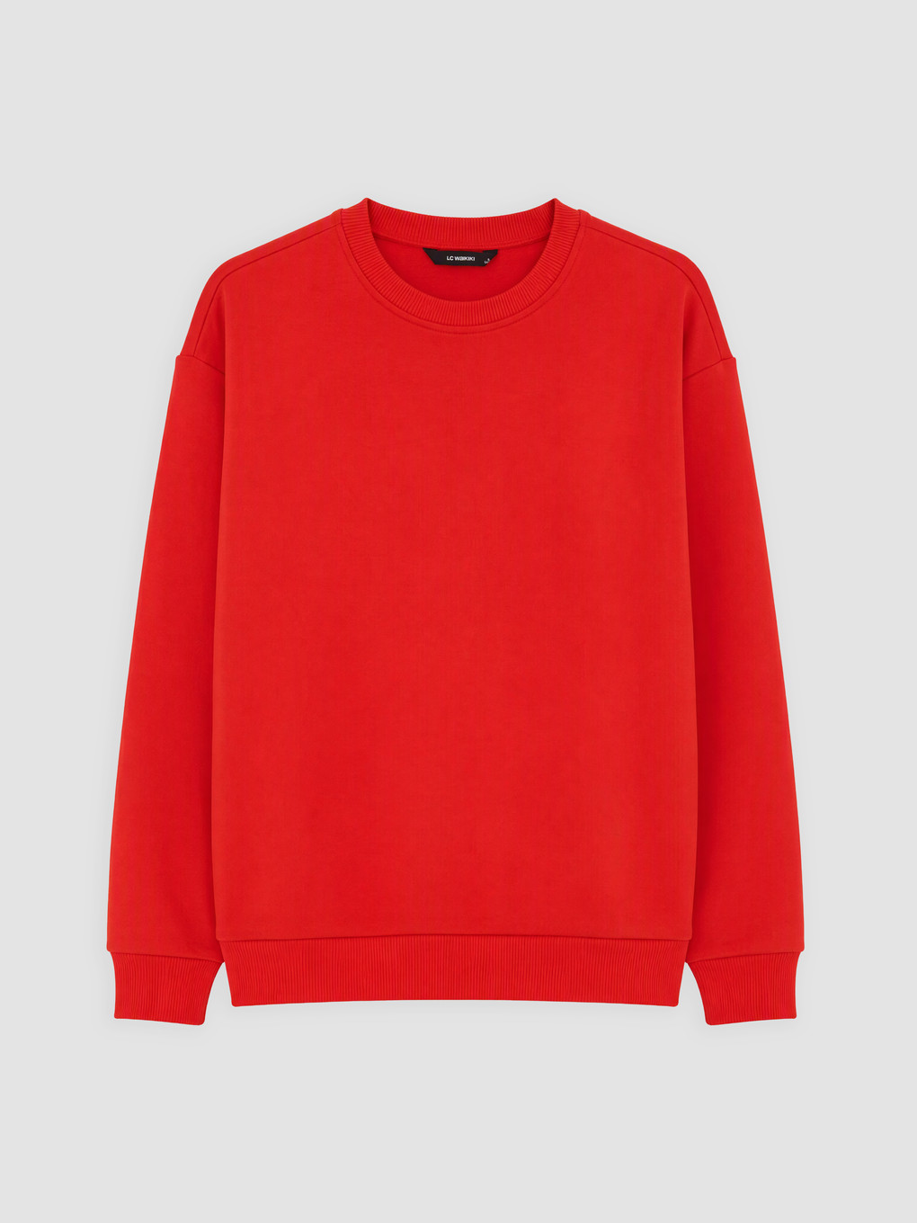 Crew Neck Men's Thick Sweatshirt-4