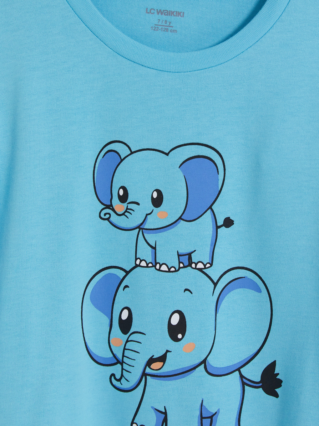Mavi Baskılı Erkek Çocuk Pijama Takım-2