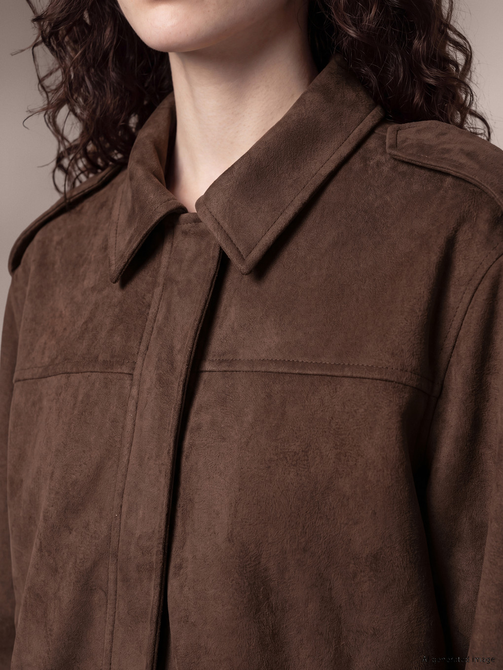 Shirt Collar Women's Jacket-2