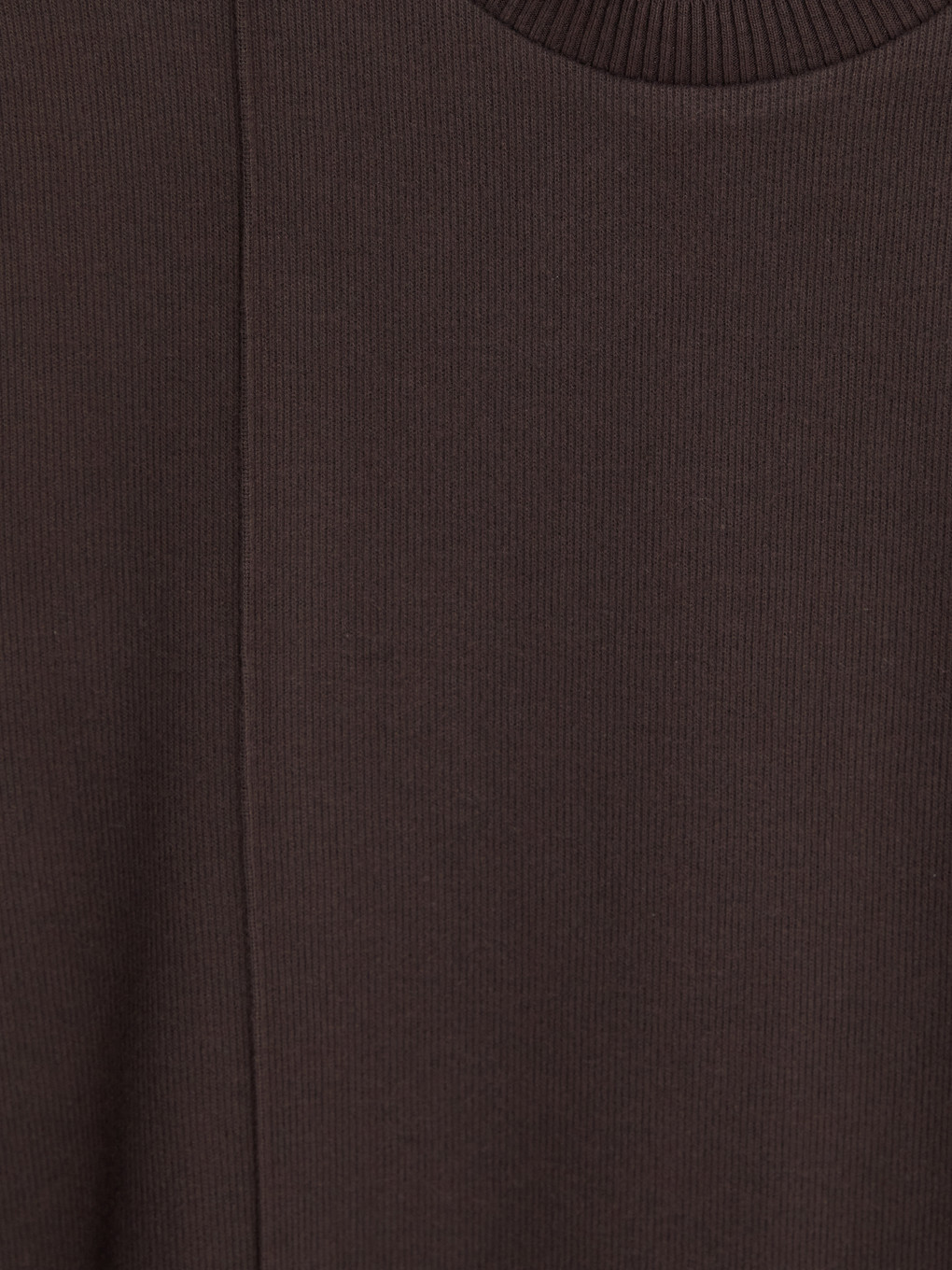 Kahverengi Bisiklet Yaka Kadın Sweatshirt Tunik-2