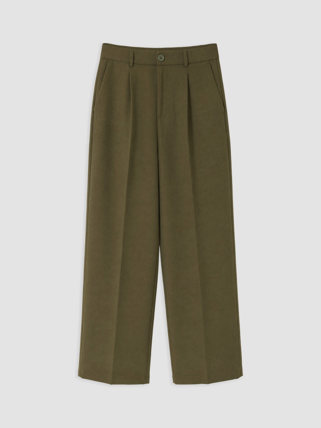 Woman Khaki Tailored Trousers