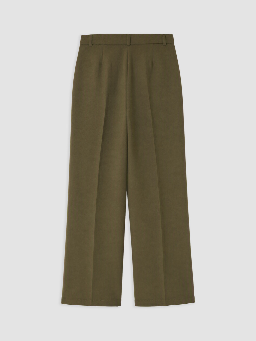 Woman Khaki Tailored Trousers-1