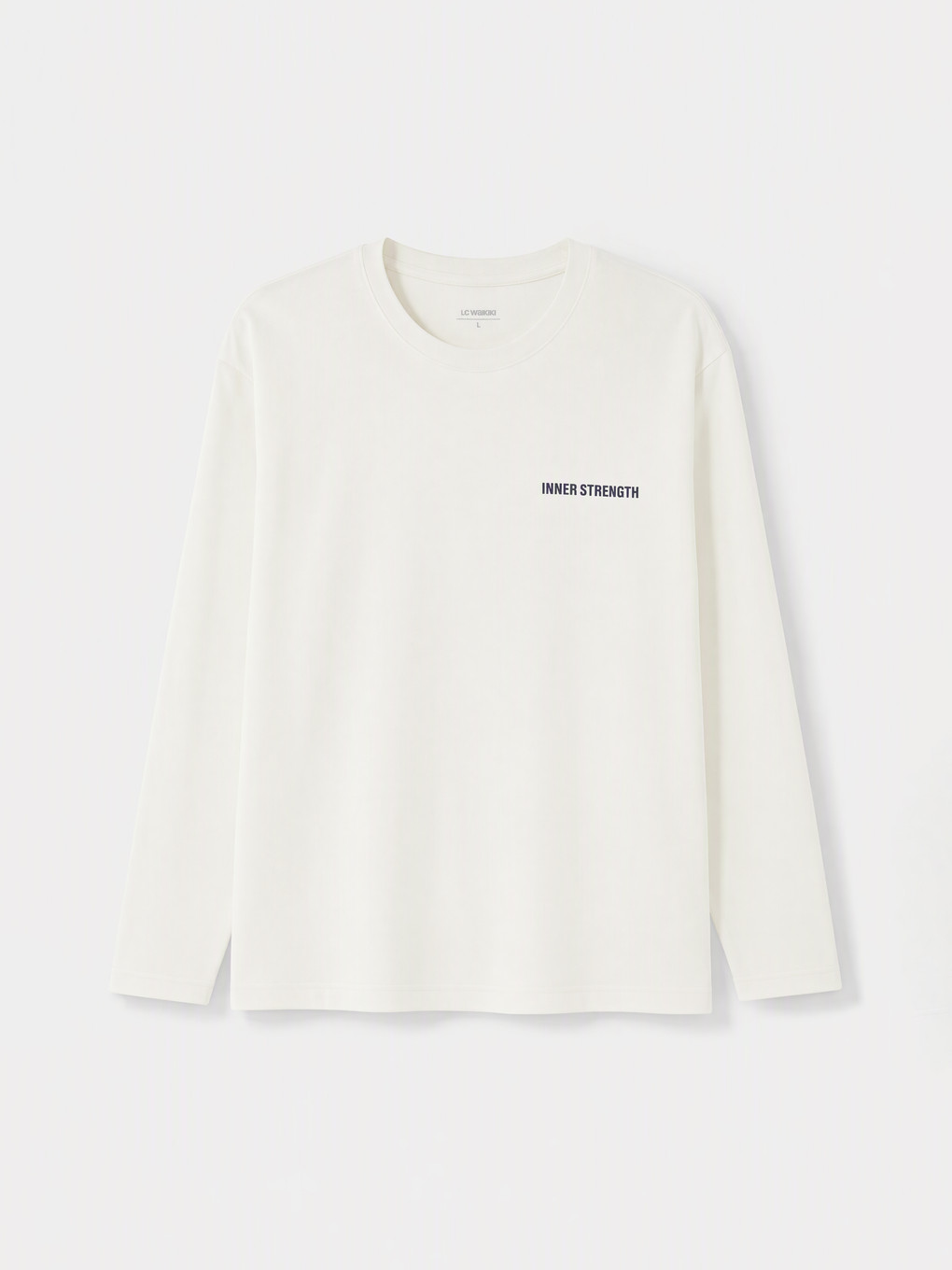 Crew Neck Printed Men's Sweatshirt