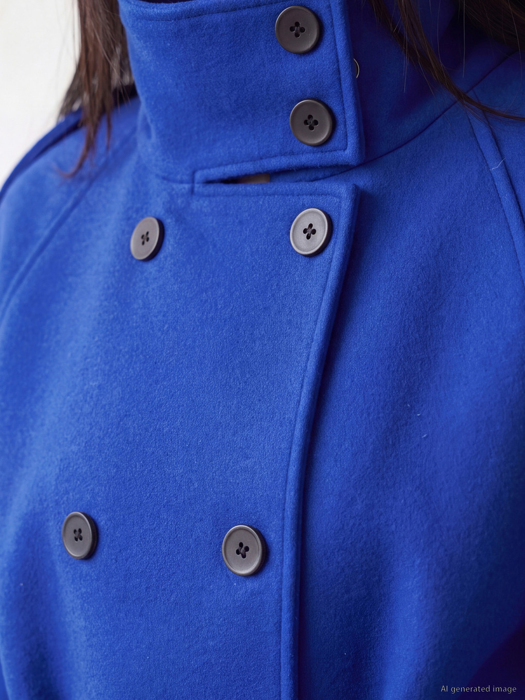 Woman Blue Coatigan-3