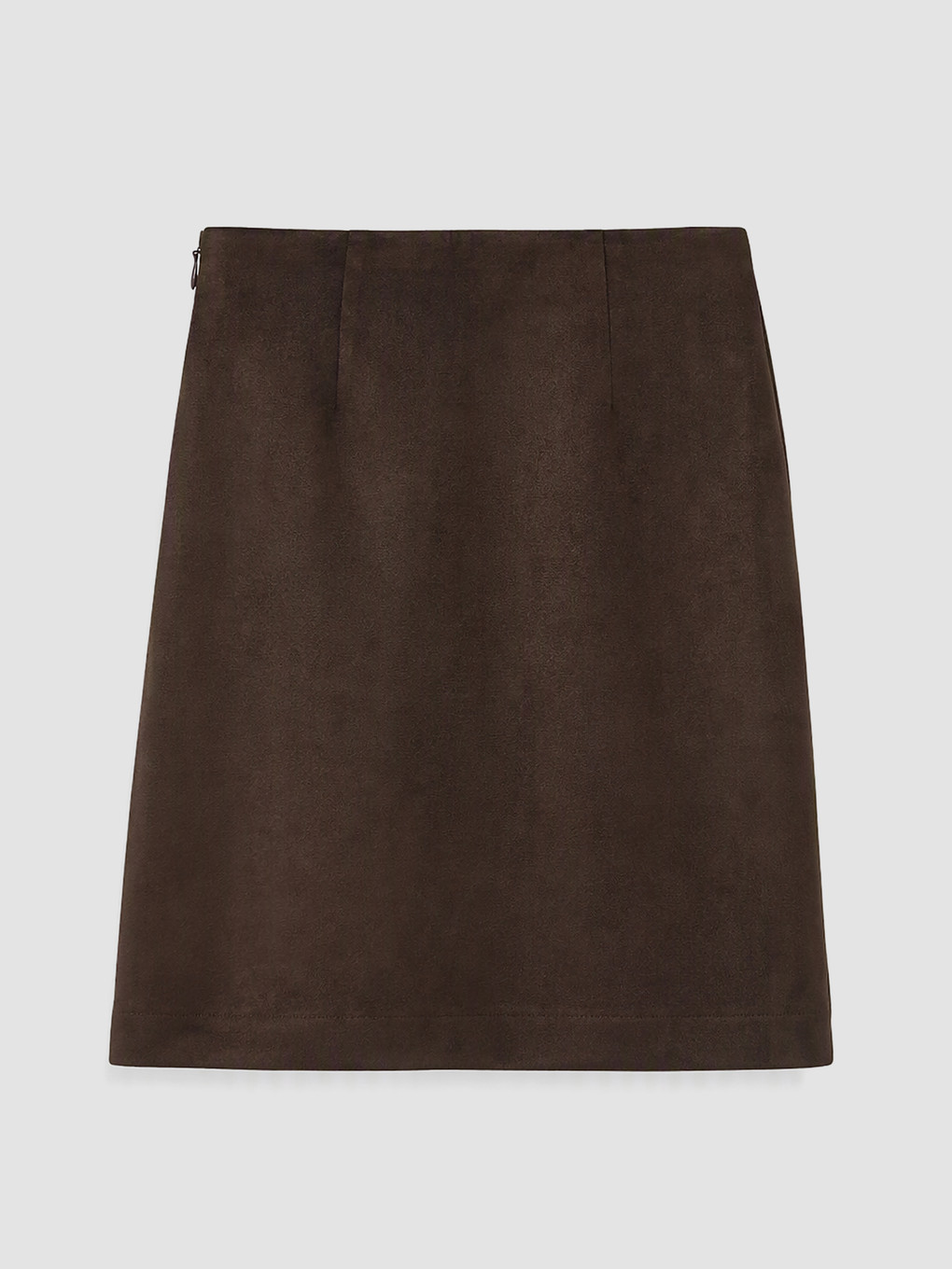 Woman Brown Skirt