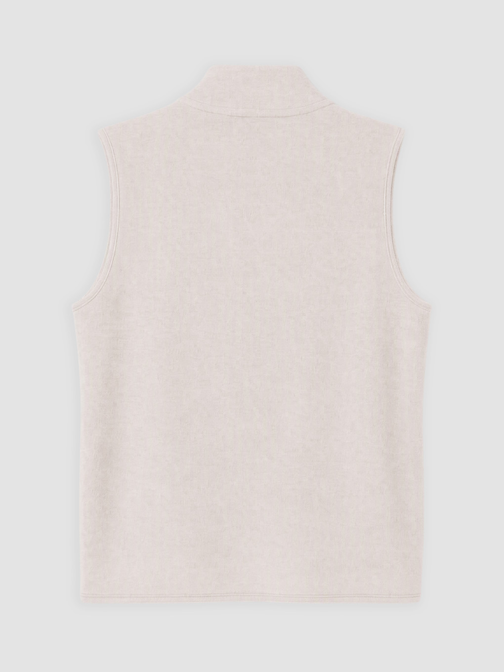 Woman Beige Knit Gilet-1