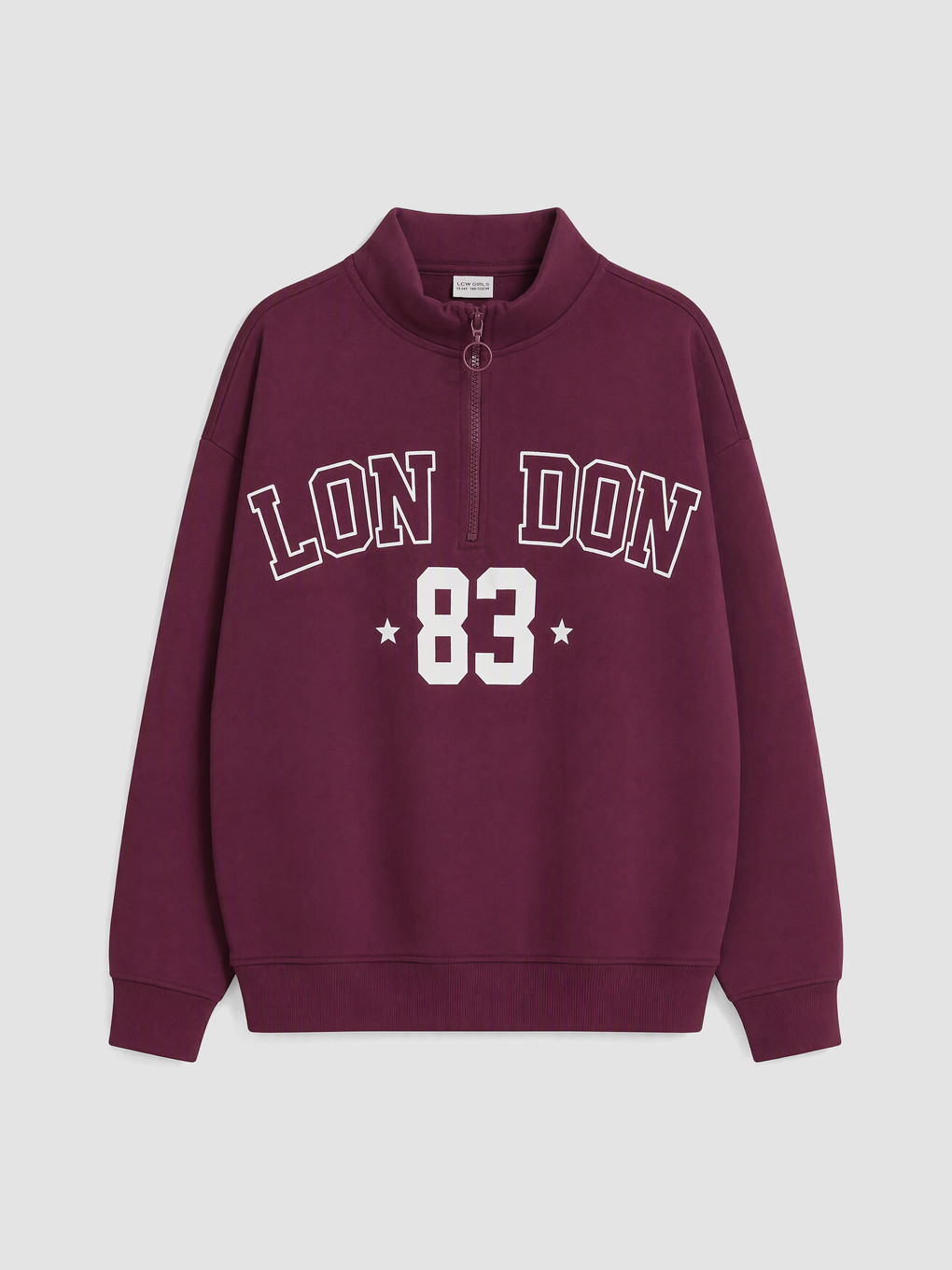 Girl Plum Sweatshirt