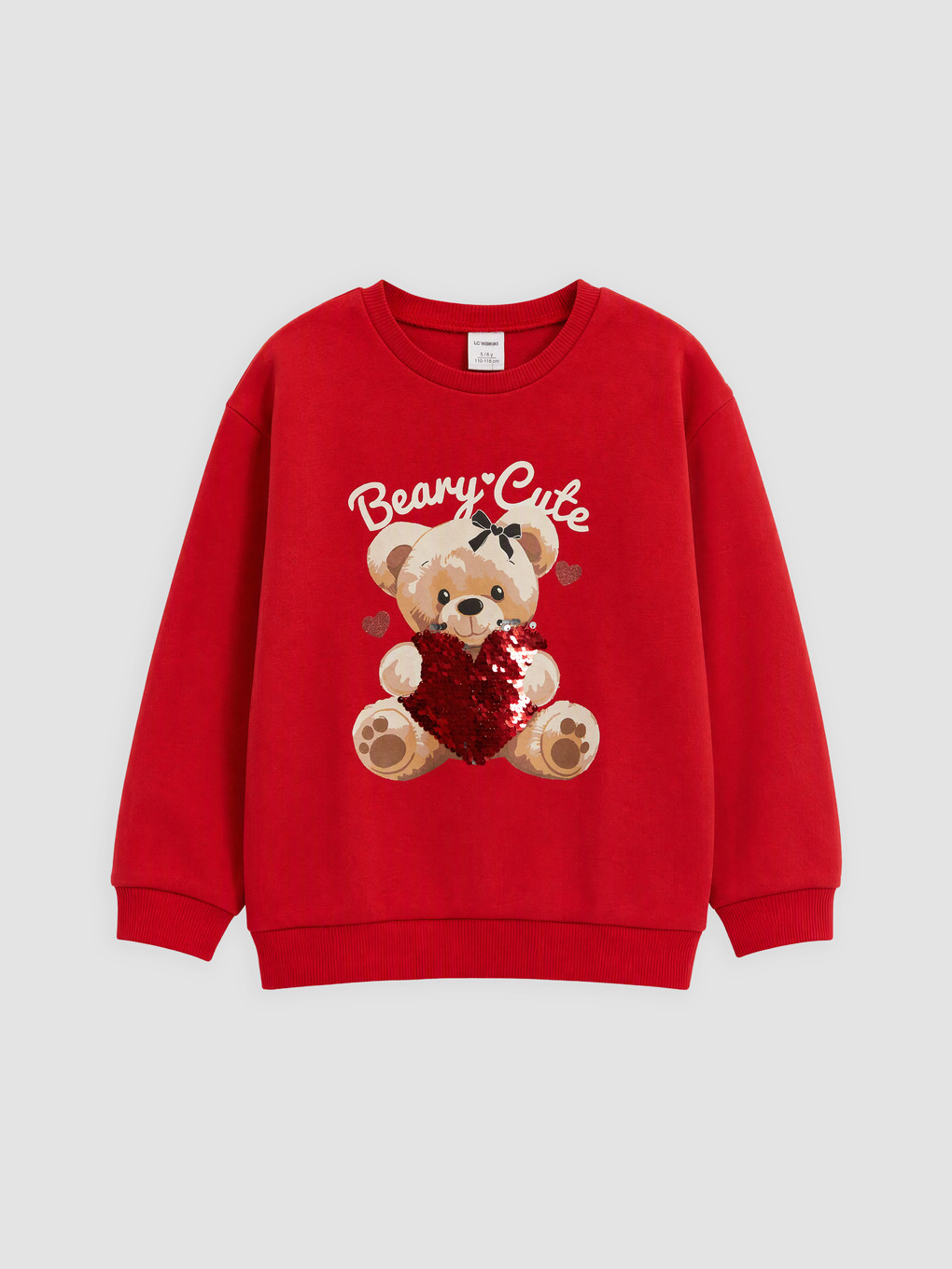 Girl Red Sweatshirt-1