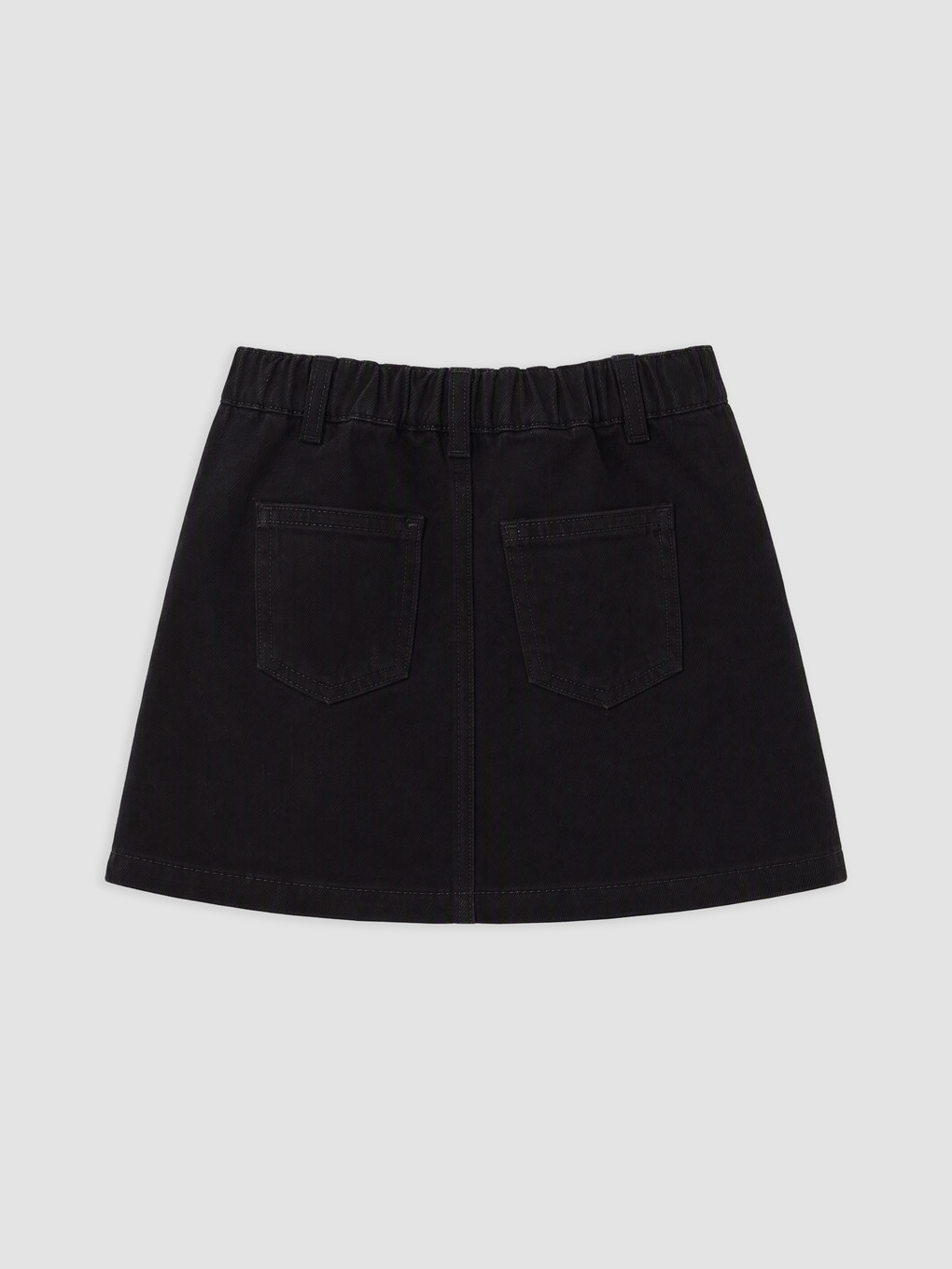 Girl Black Skirt-1