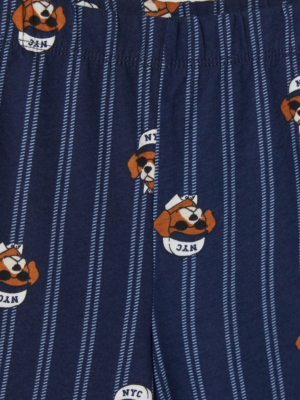 Mavi Bisiklet Yaka Erkek Çocuk Pijama Takımı-6