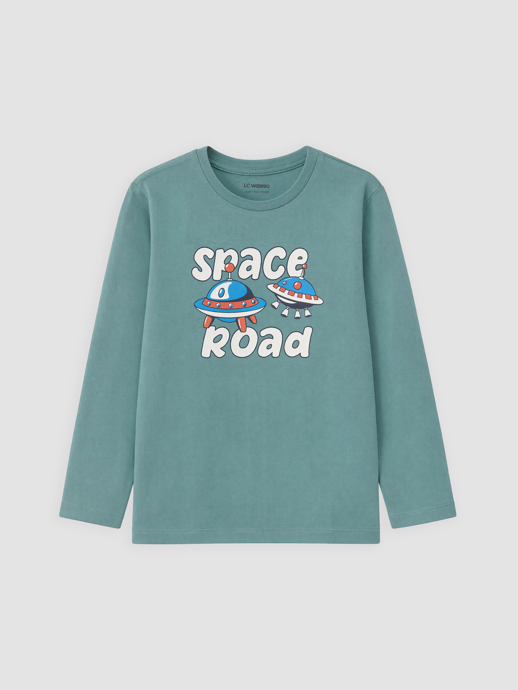 Yeşil Baskılı Erkek Çocuk Pijama Takımı-1