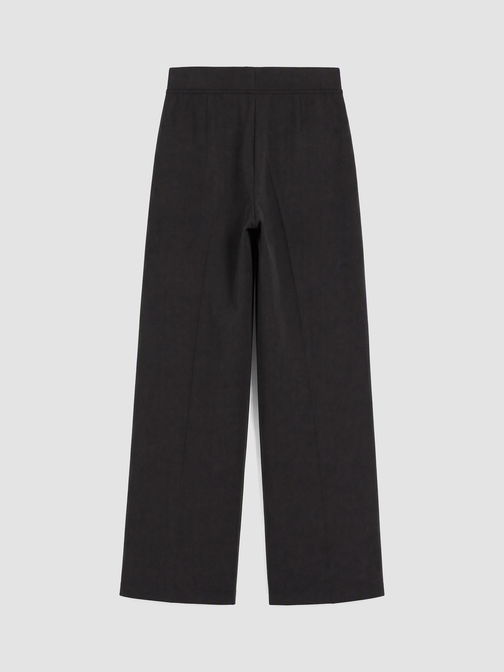 Elastic Waist Wide Leg Trousers-2