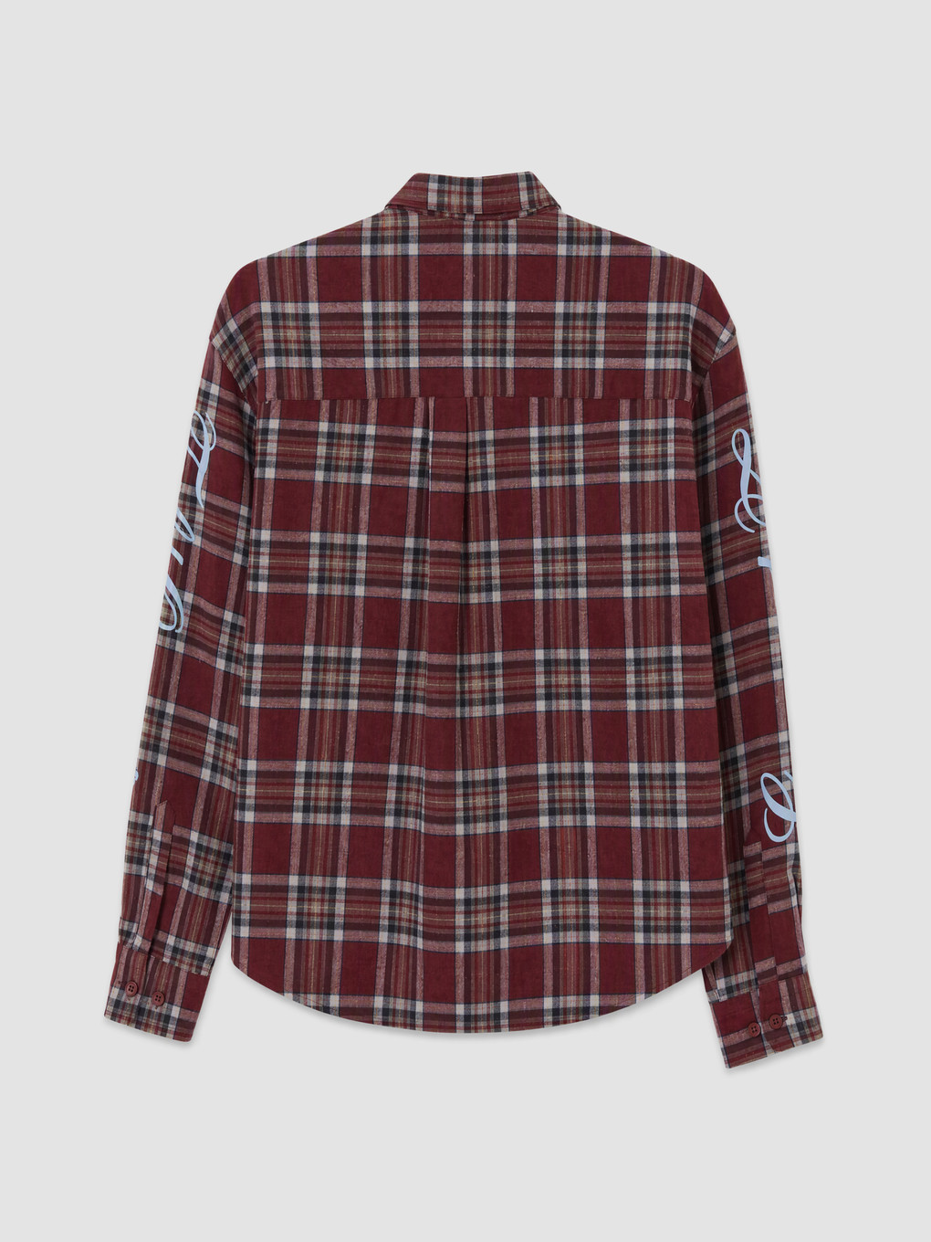 Kırmızı Loose Fit Erkek Gömlek-5