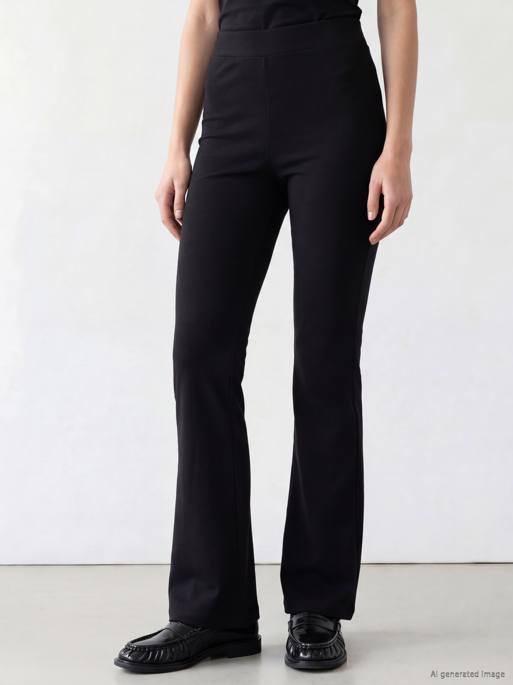 High Waist Flare Women's Leggings-1
