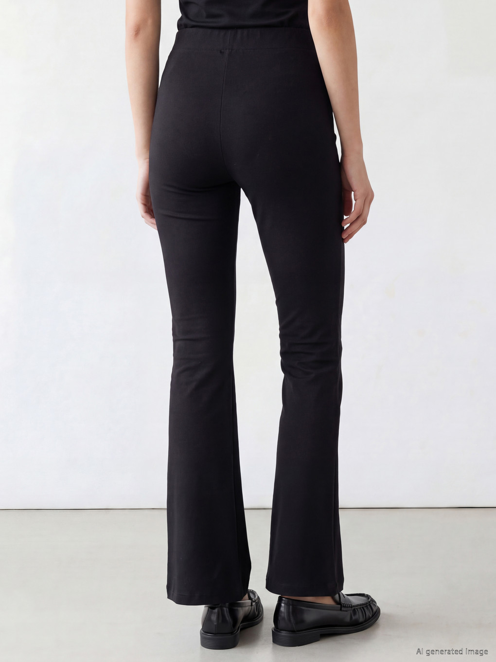High Waist Flare Women's Leggings-3