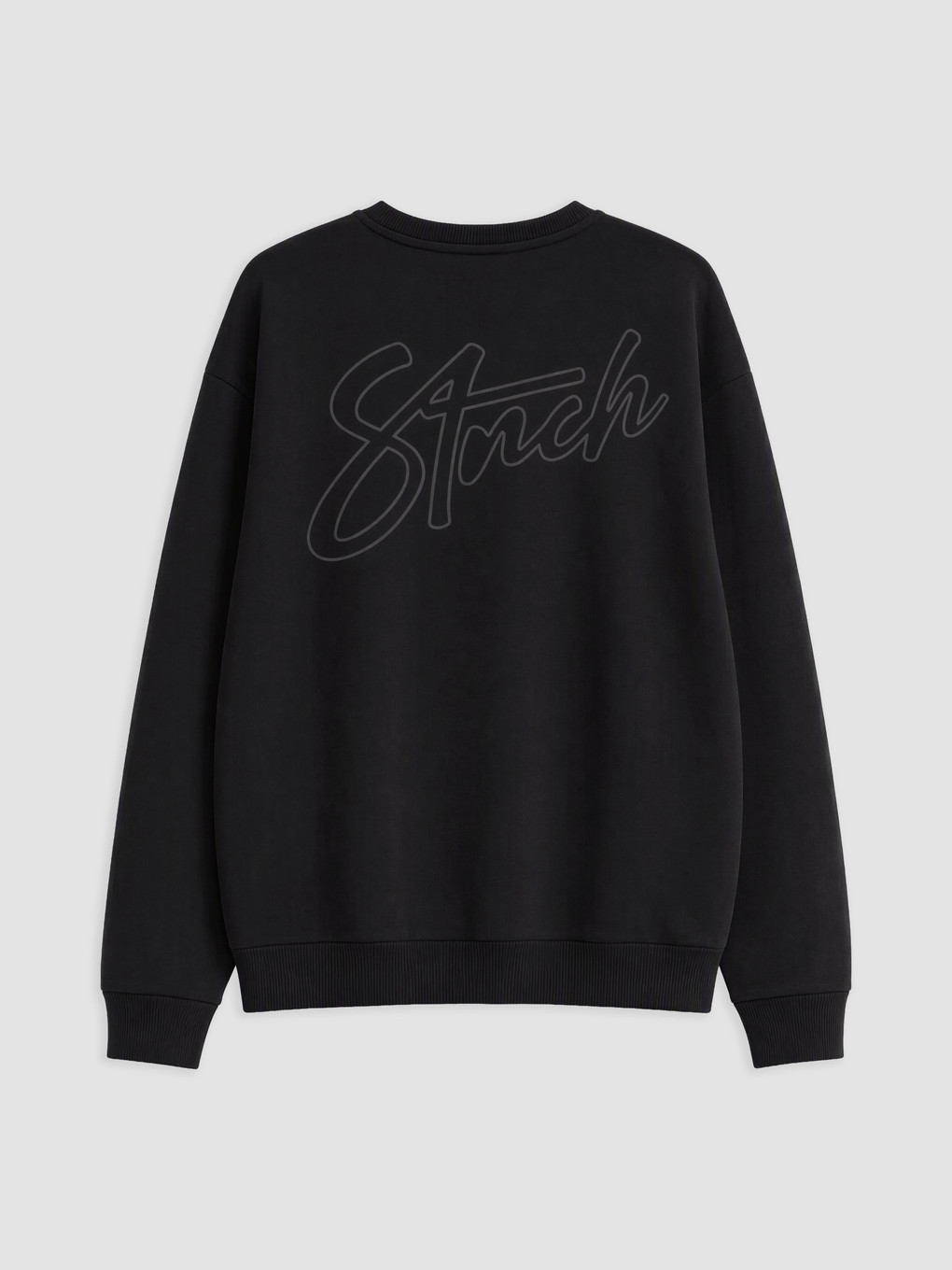 Crew Neck Thick Sweatshirt-1