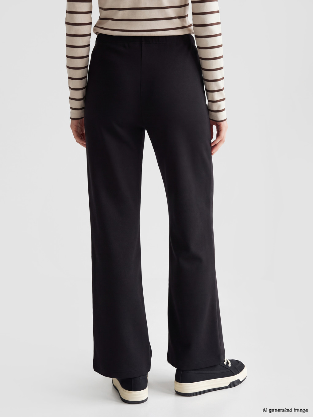 Elastic Waist Thick Sweatpants-3