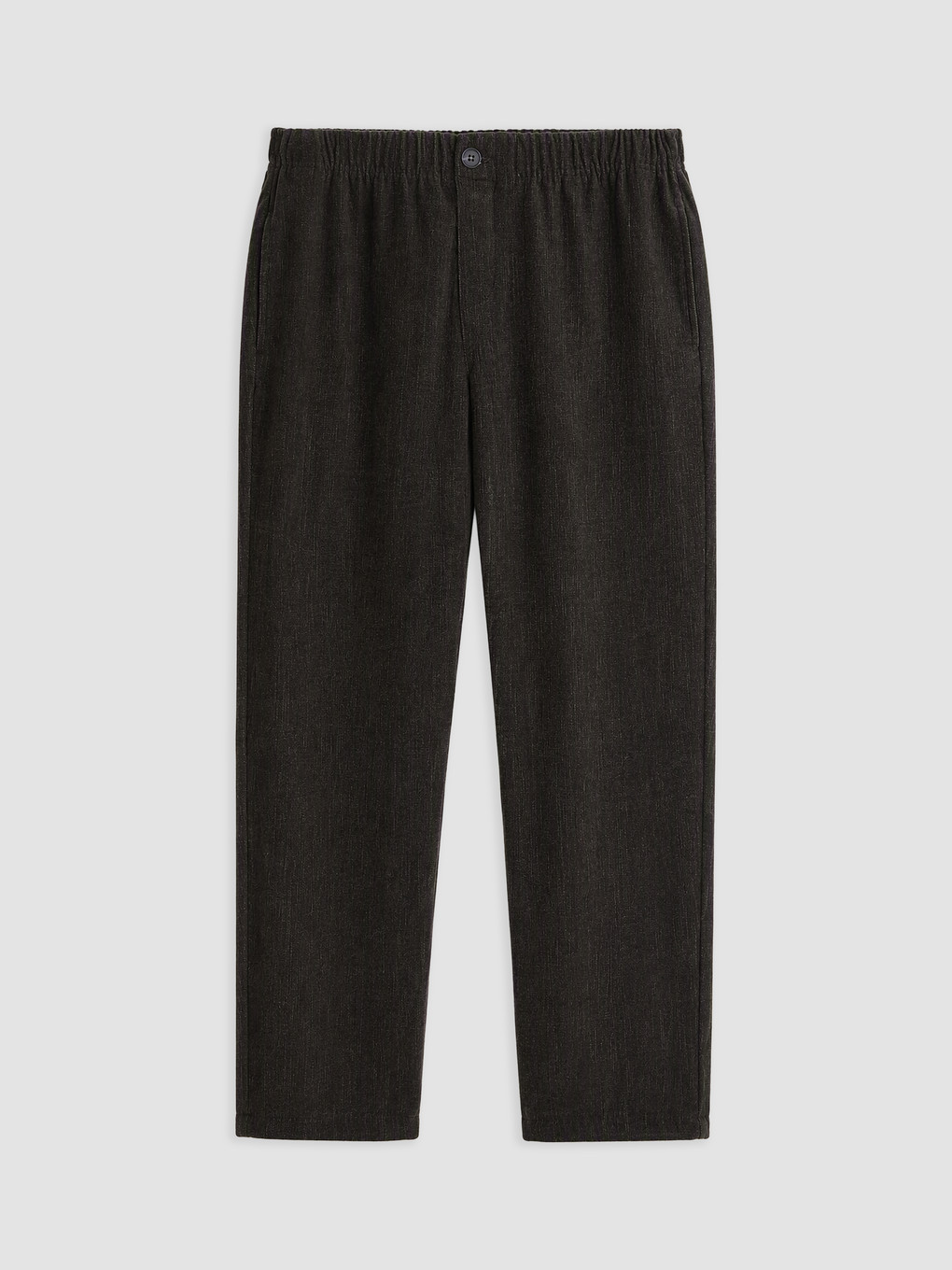 Kahverengi Beli Lastikli Erkek Pantolon-4