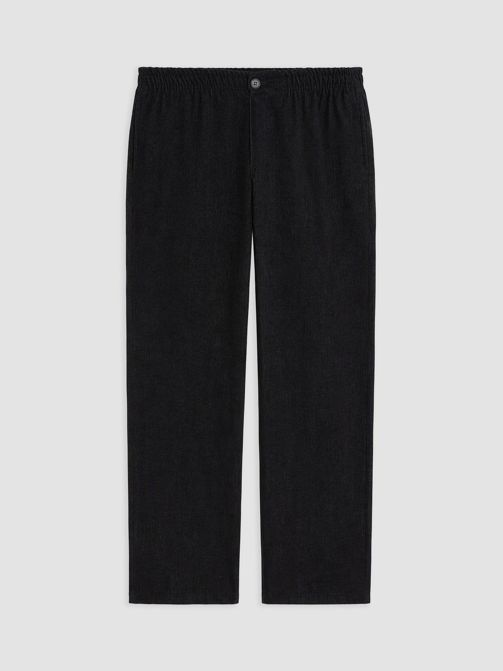 Siyah Beli Lastikli Erkek Pantolon-2