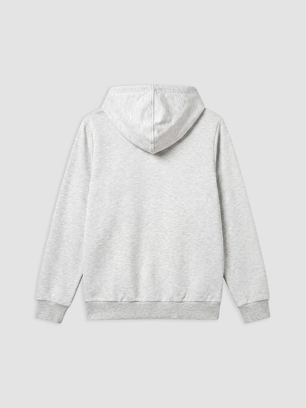 Hooded Long Sleeve Men's Zip-up Sweatshirt-4