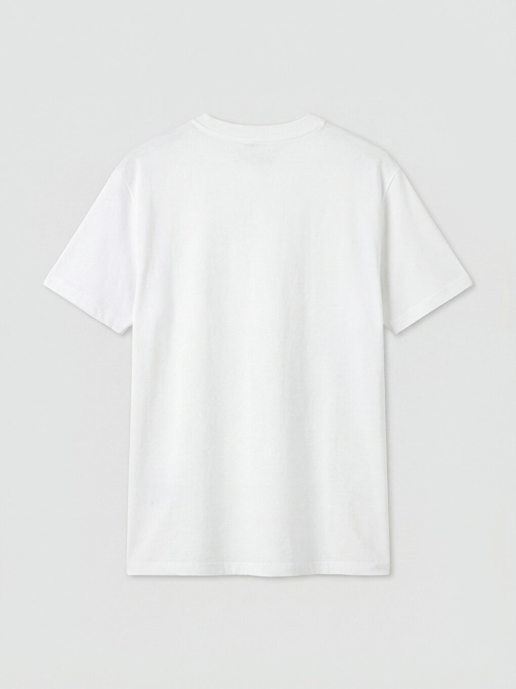 Crew Neck Basic Short Sleeve Girls' T-shirt-3