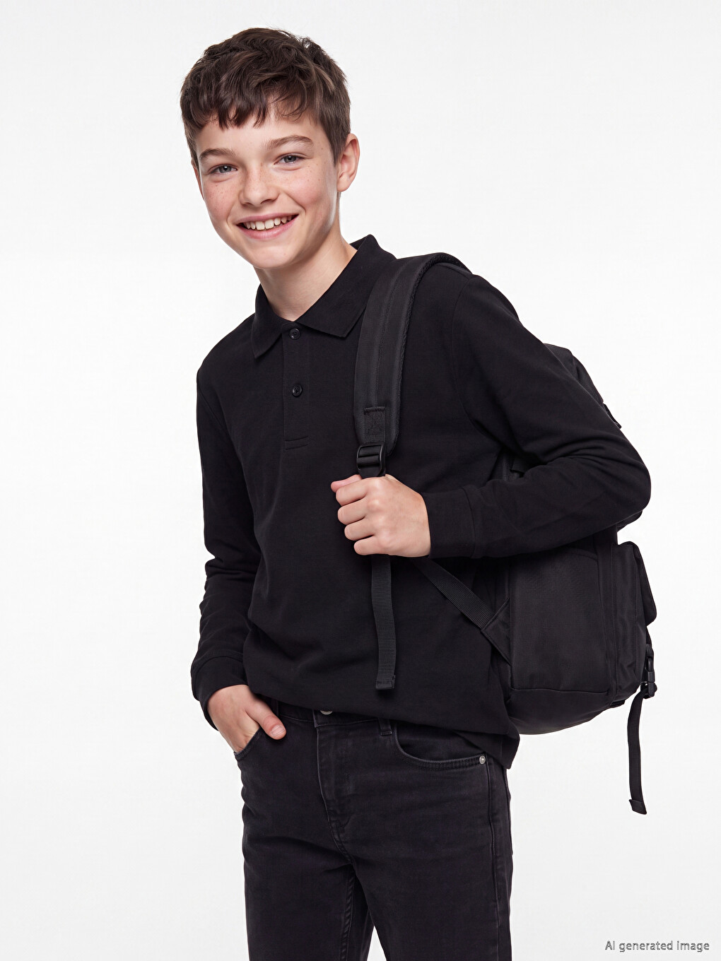 Polo Neck Boys' T-shirt
