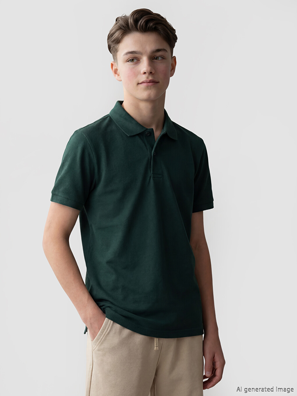 Learning Enthusiast Polo Neck Boys' T-shirt