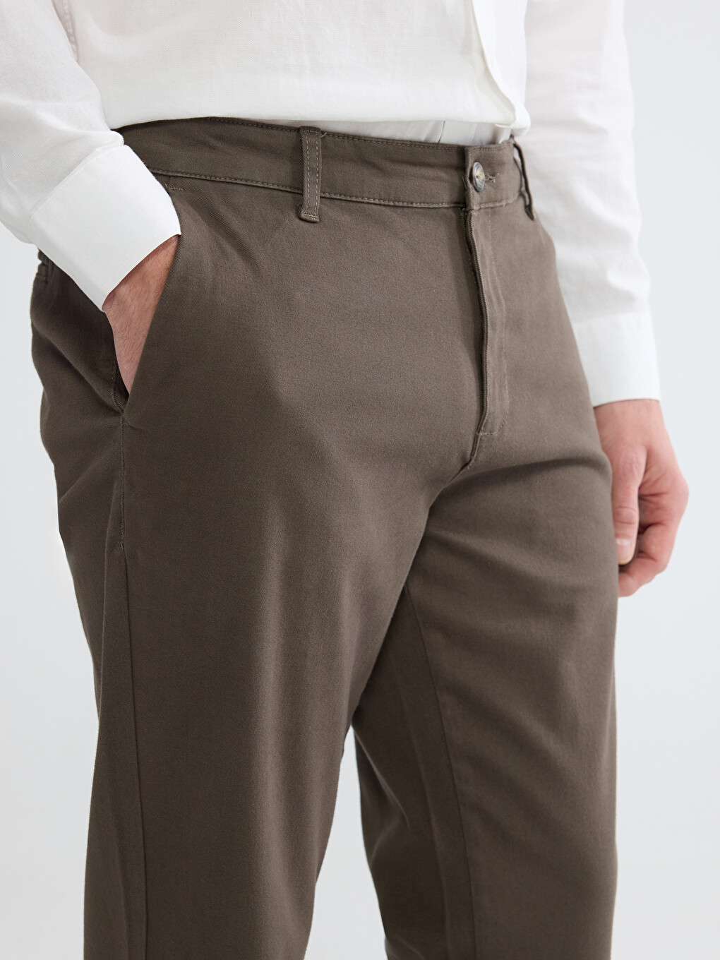 Chino Pantalone Regularnog Kroja Za Muškarce-2