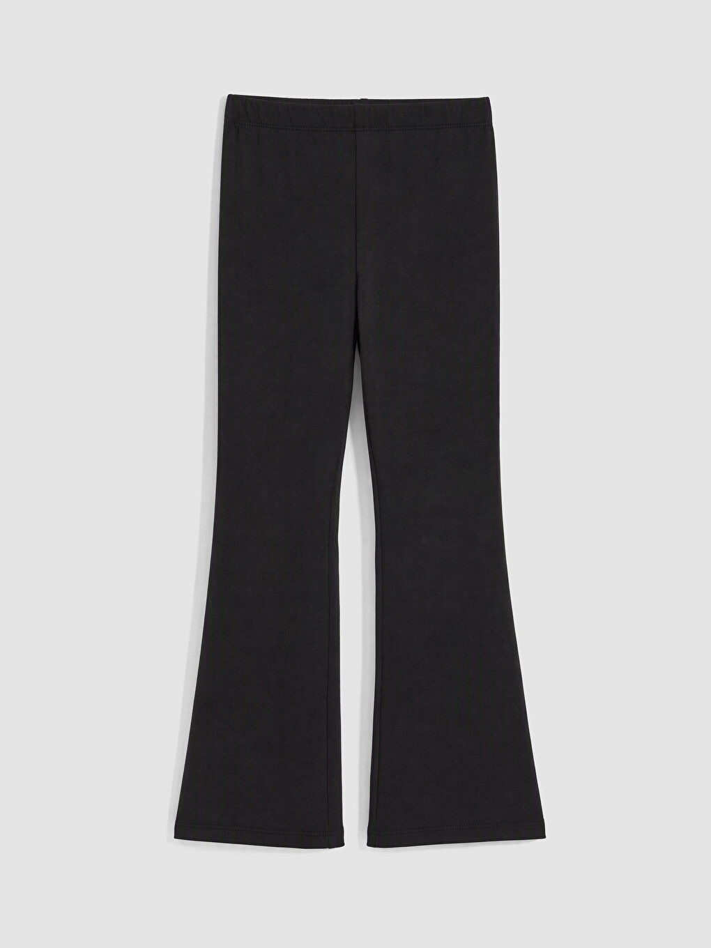 Elastic Waist Flare Girls' Leggings-1