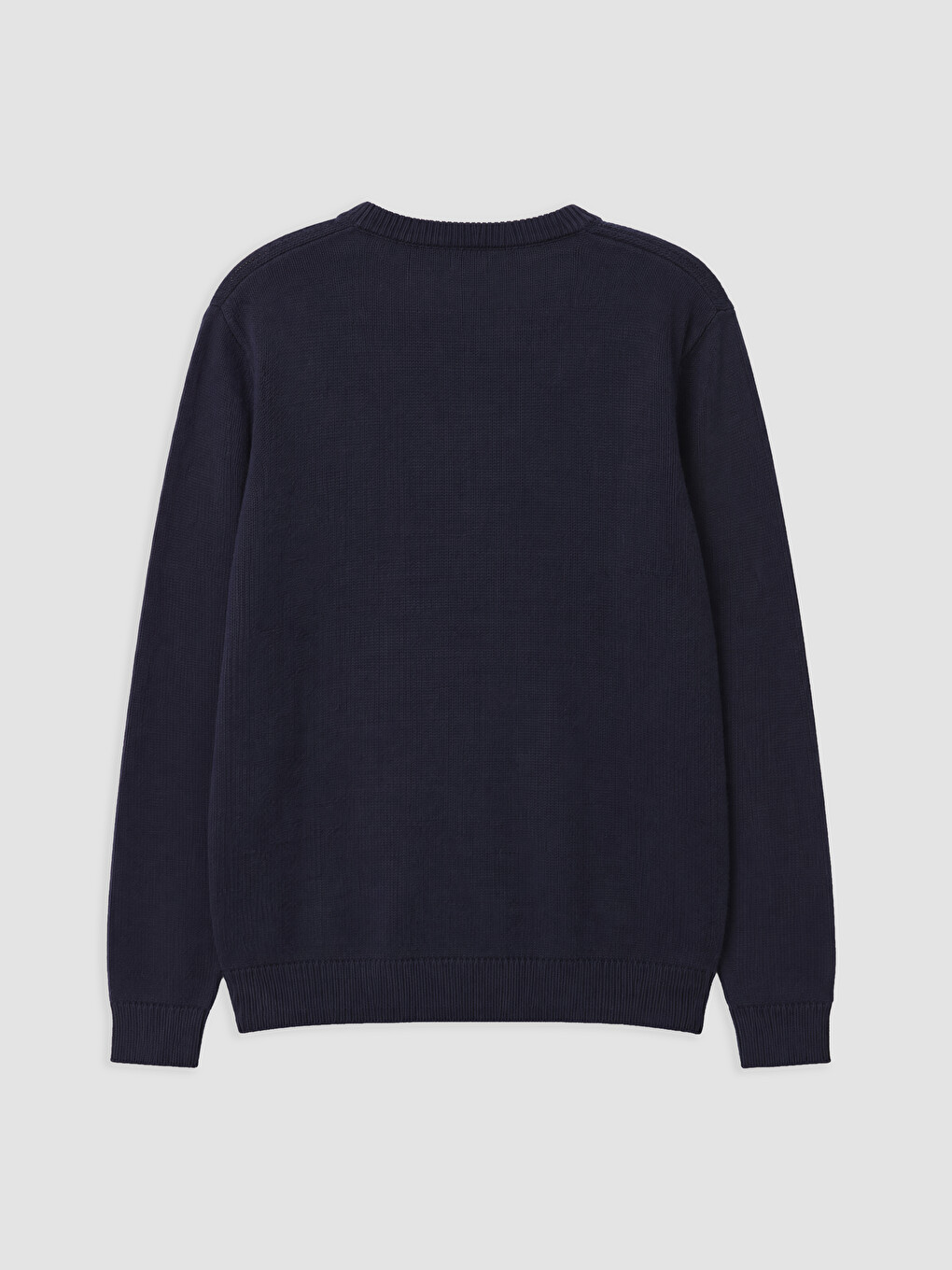 Crew Neck Long Sleeve Boys' Knitwear Sweater-1