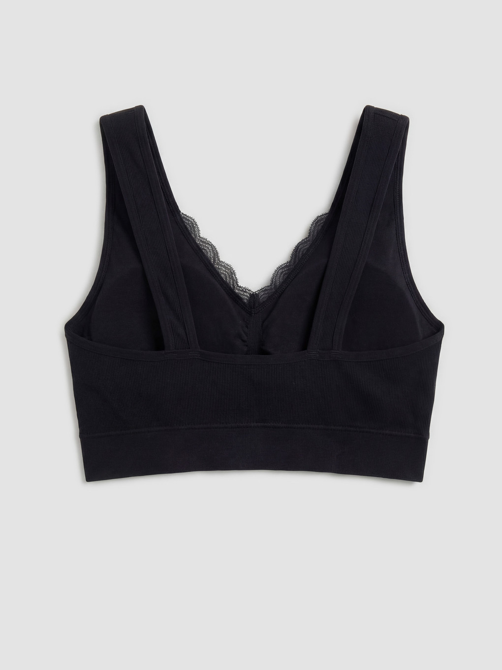 Non-wired Non-padded Plain Seamless Sports Bra-1