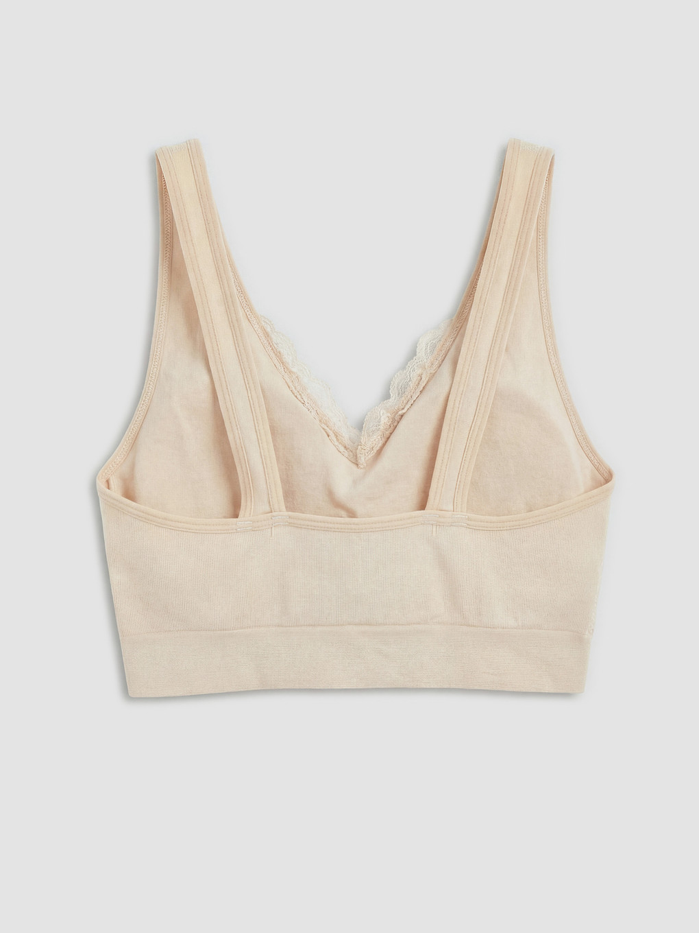 Non-wired Non-padded Plain Seamless Sports Bra-1