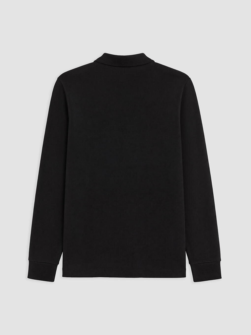 Polo Neck Long Sleeve Pique Men's T-shirt-4