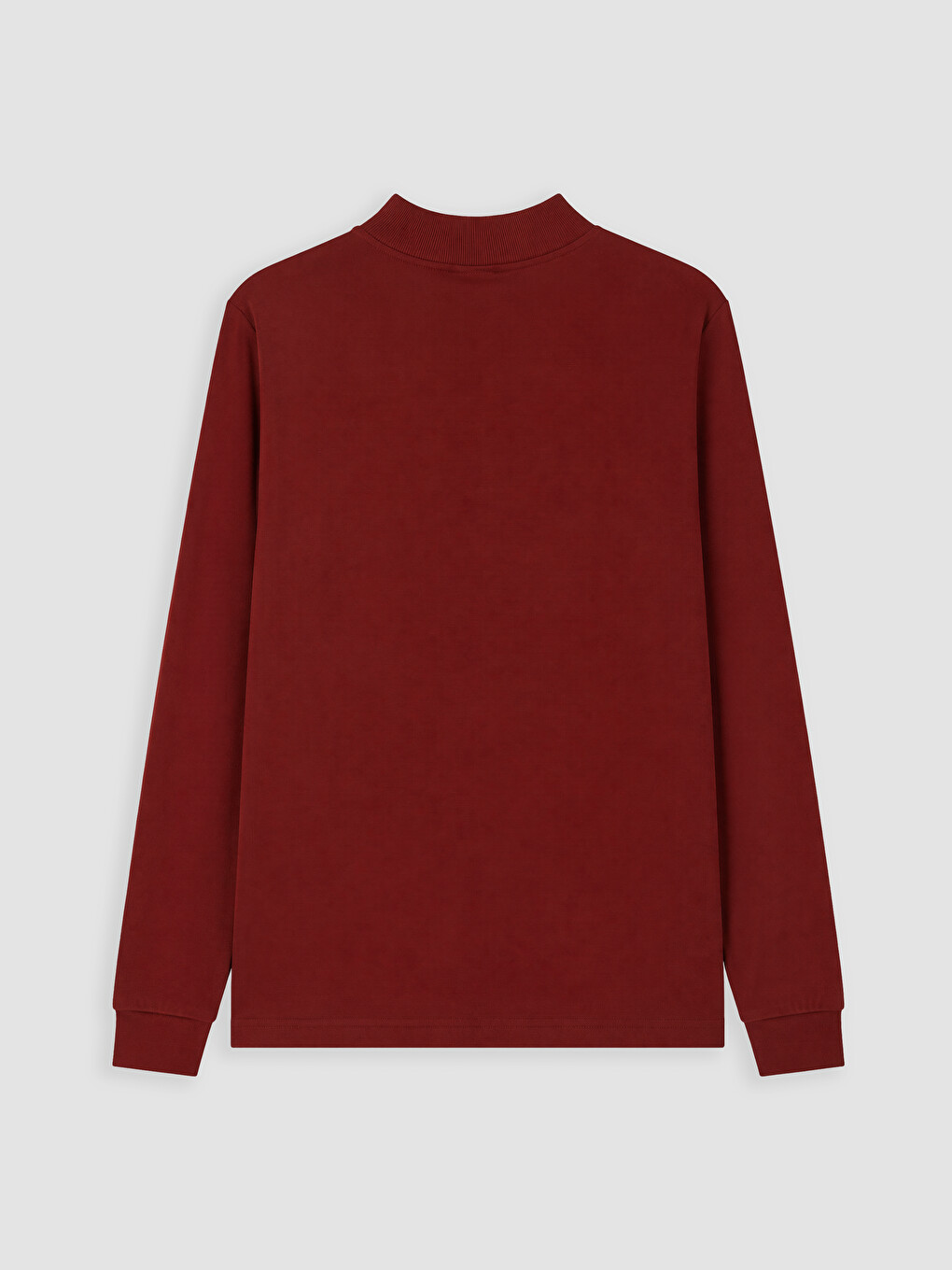 Bordo Polo Yaka Erkek Çocuk Tişört-4