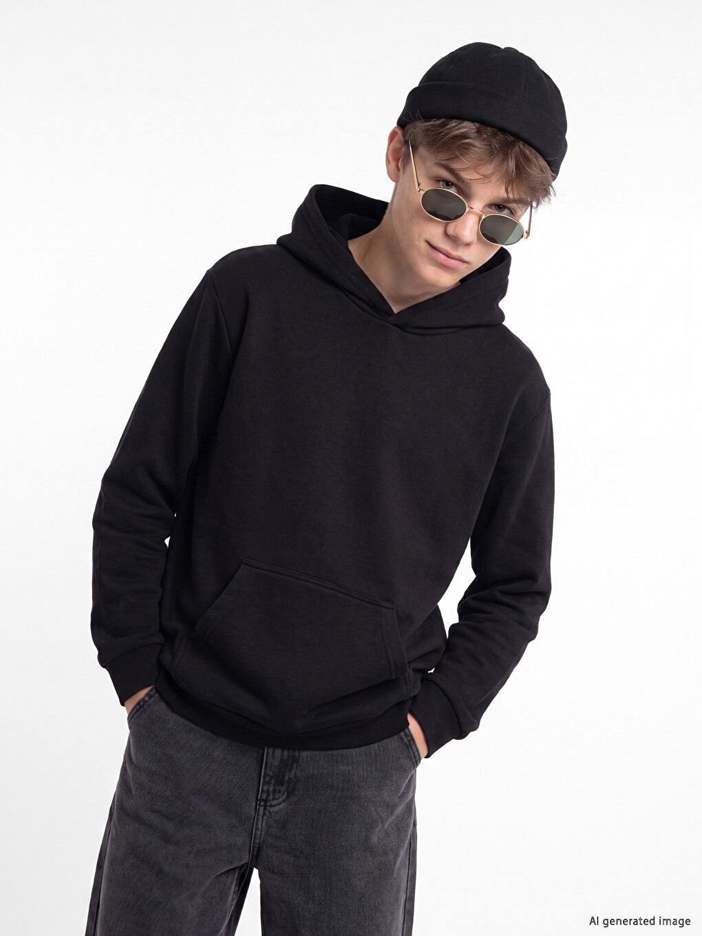 Sweatshirt Me Kapuç Për Djem