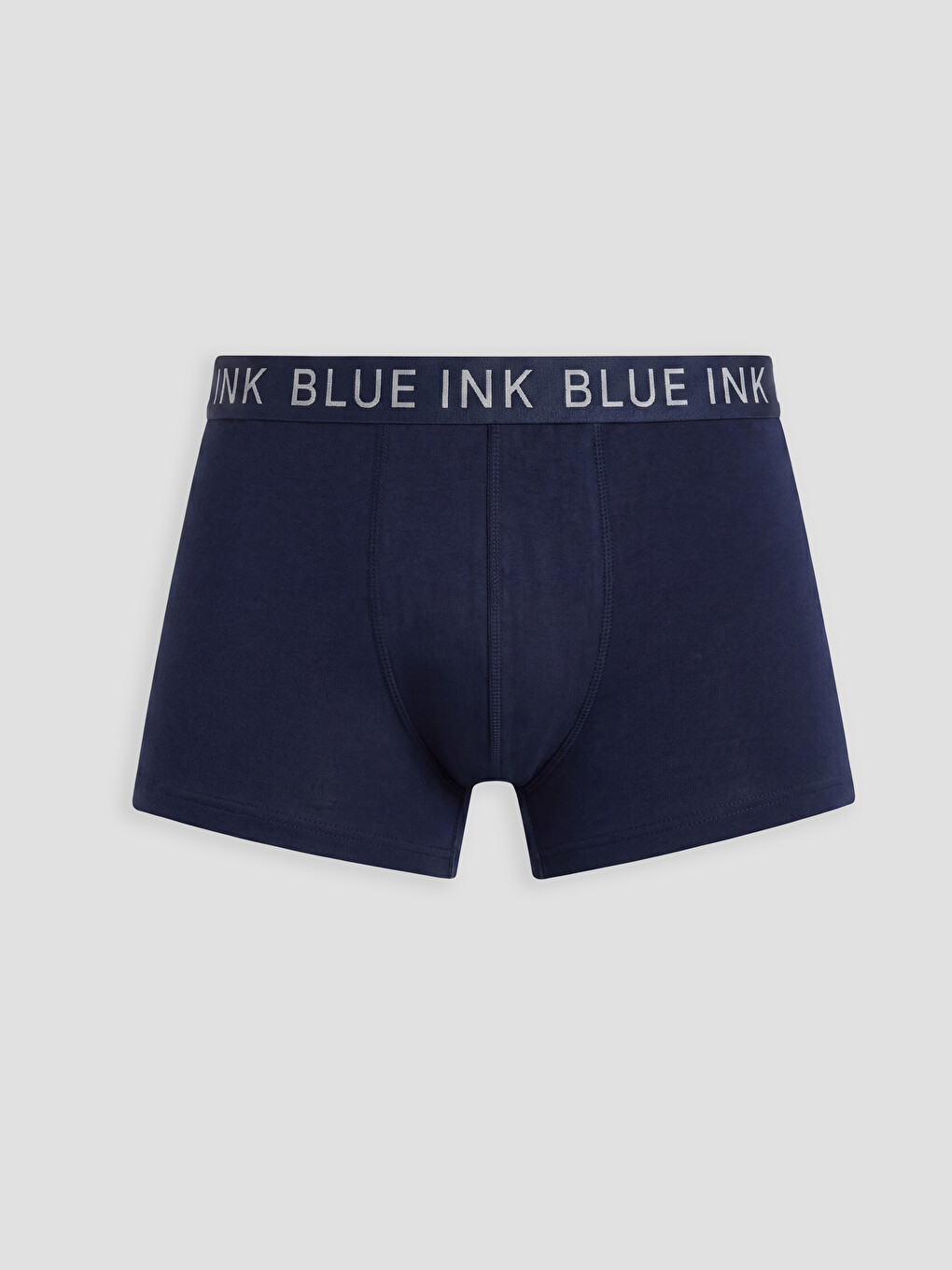 Lacivert Standart Kalıp Pamuklu Esnek Erkek Boxer 3'lü-1