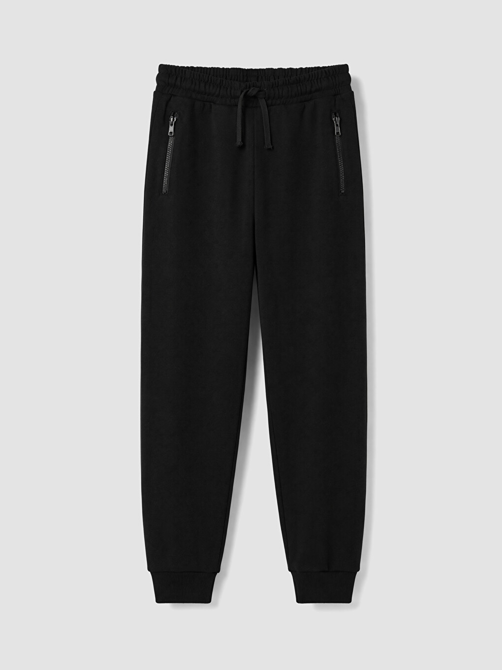 Siyah Beli Lastikli Erkek Çocuk Jogger Eşofman Altı-1