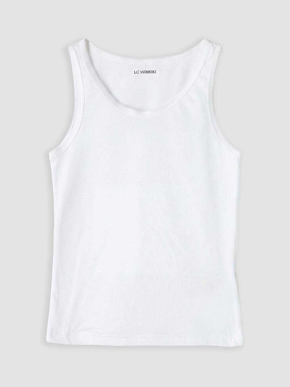 Crew Neck Girls' Vest 5 Pack-3
