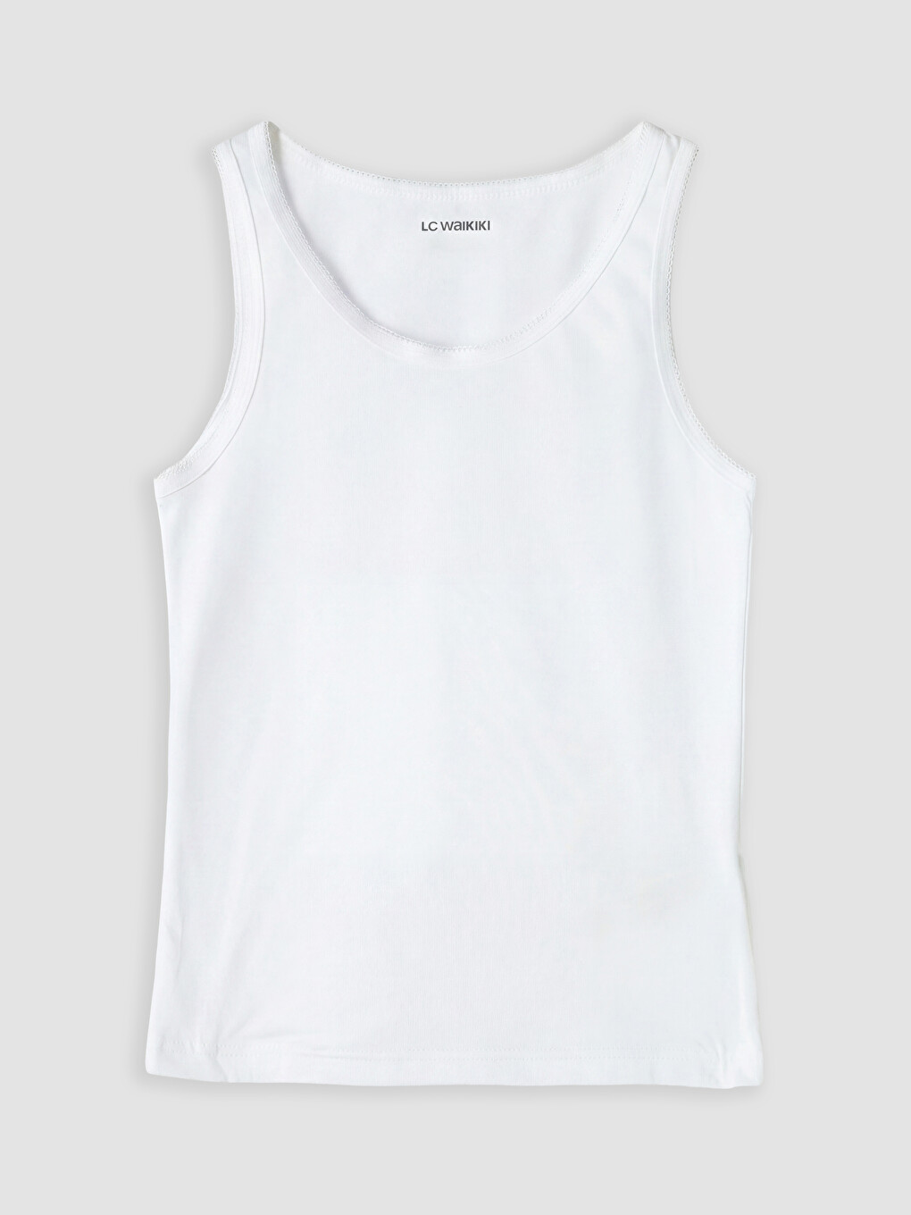 Crew Neck Girls' Vest 5 Pack-4