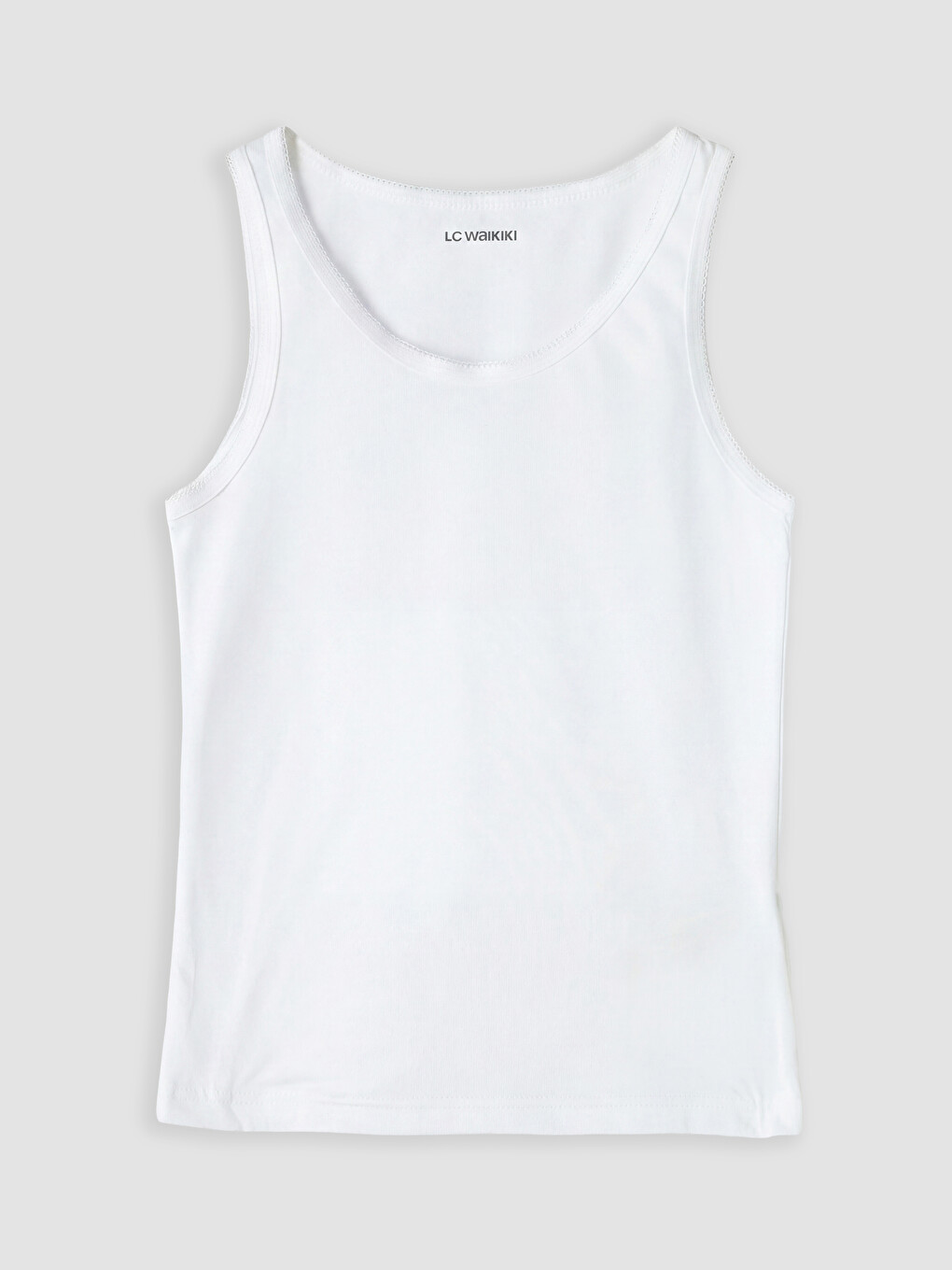 Crew Neck Girls' Vest 5 Pack-5