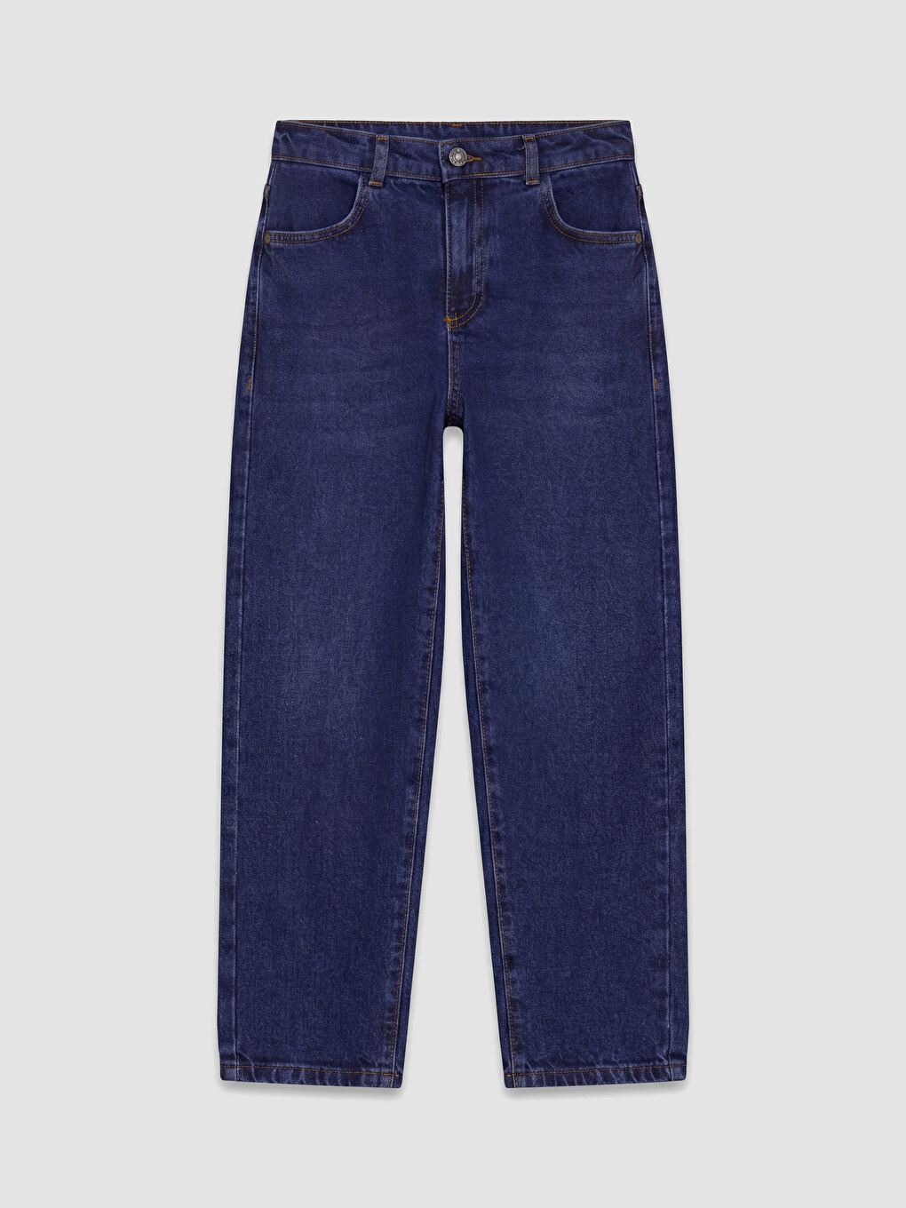 İndigo Baggy Fit Erkek Çocuk Jean Pantolon-3