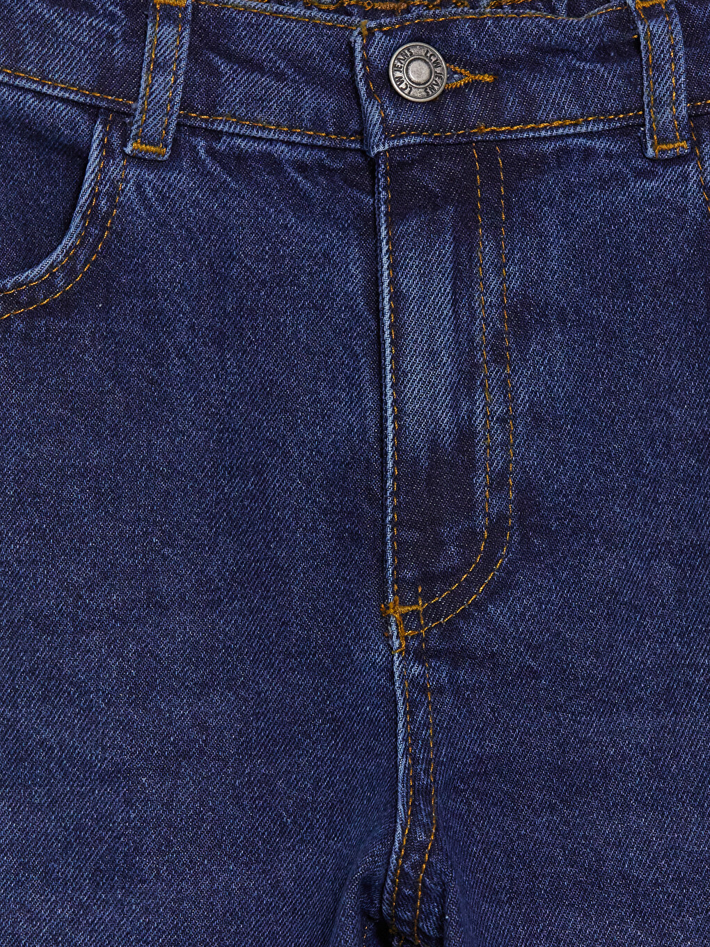 İndigo Baggy Fit Erkek Çocuk Jean Pantolon-4
