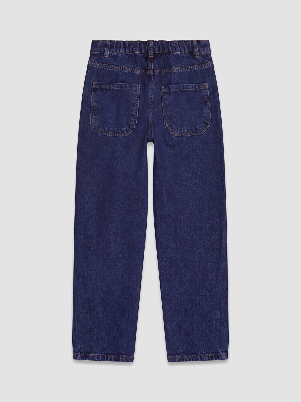 İndigo Baggy Fit Erkek Çocuk Jean Pantolon-5