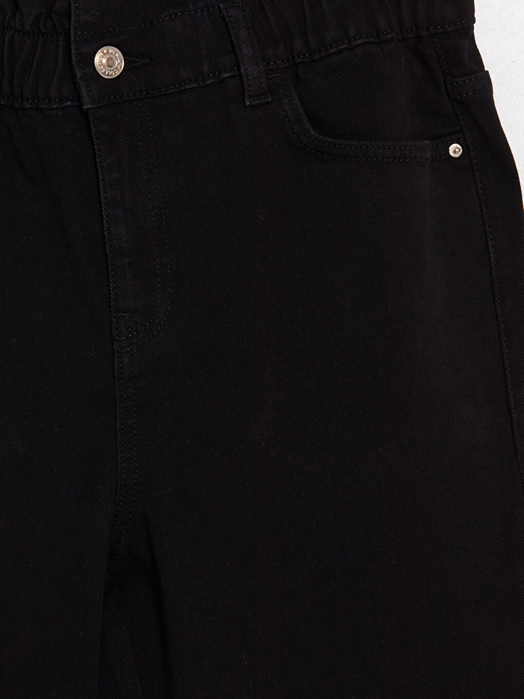 Elastic Waist Slim Mom Women's Jeans-6