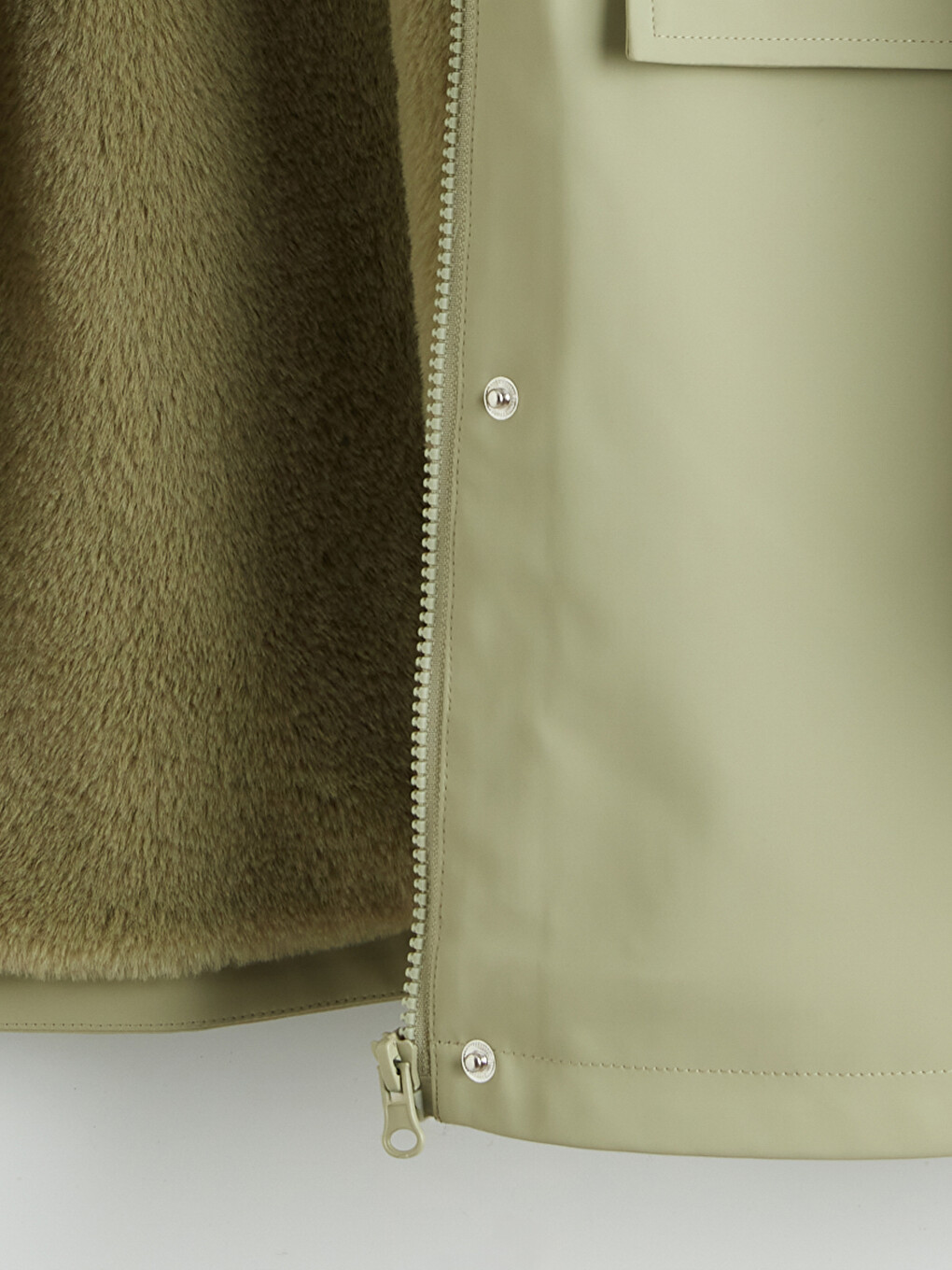 Hooded Girls' Thin Coat-2