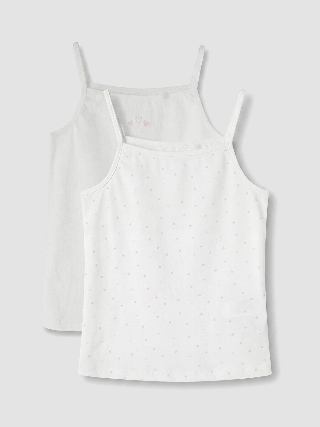 Gilet À Col Carré À Bretelles Pour Fille Lot De 2