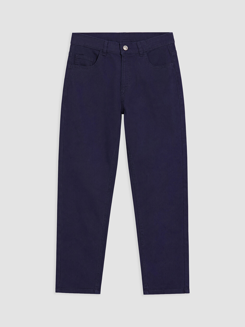 Lacivert Slim Fit Erkek Çocuk Okul Pantolonu-1
