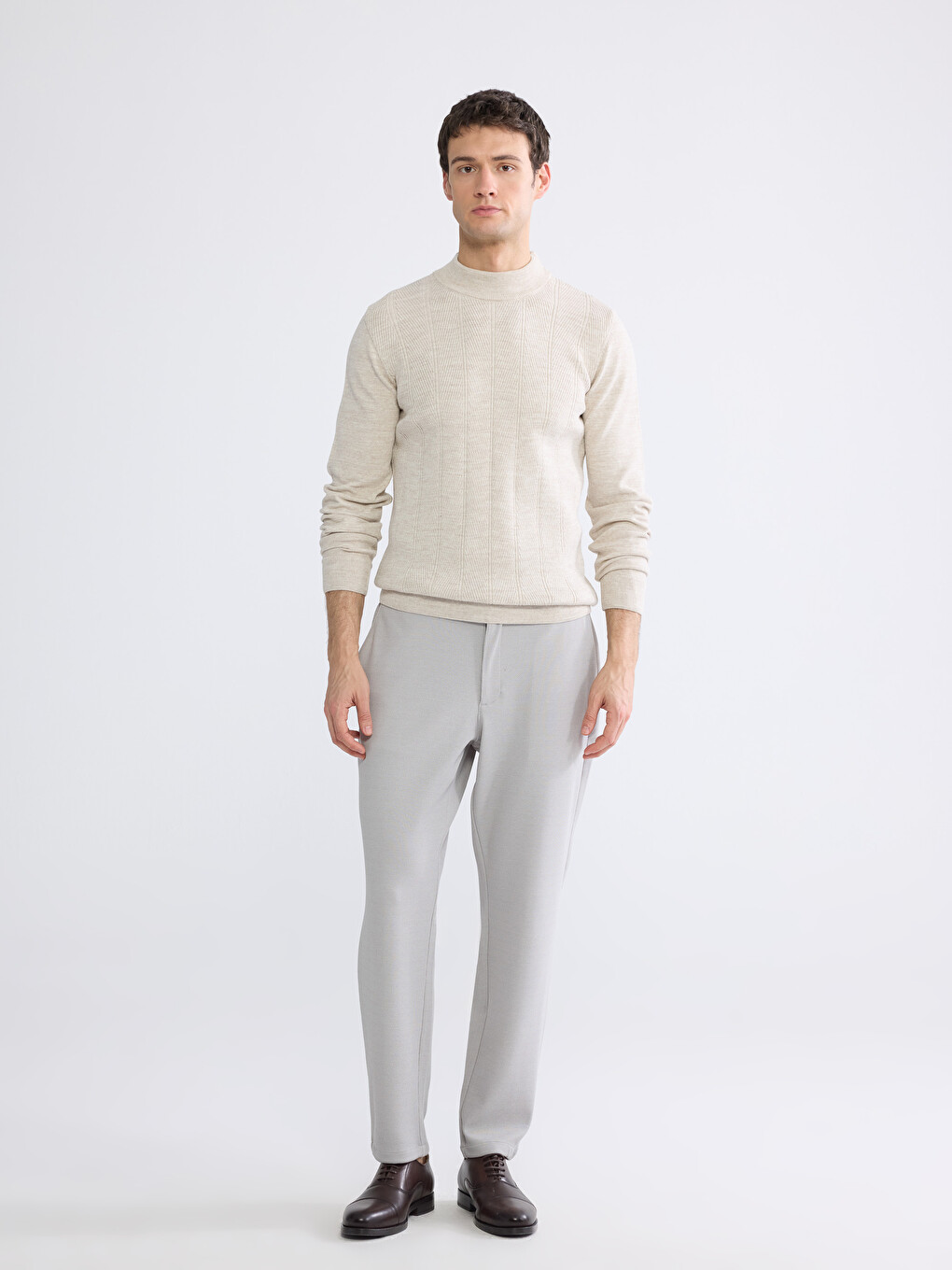 Half Turtleneck Men's Knitwear Sweater-1